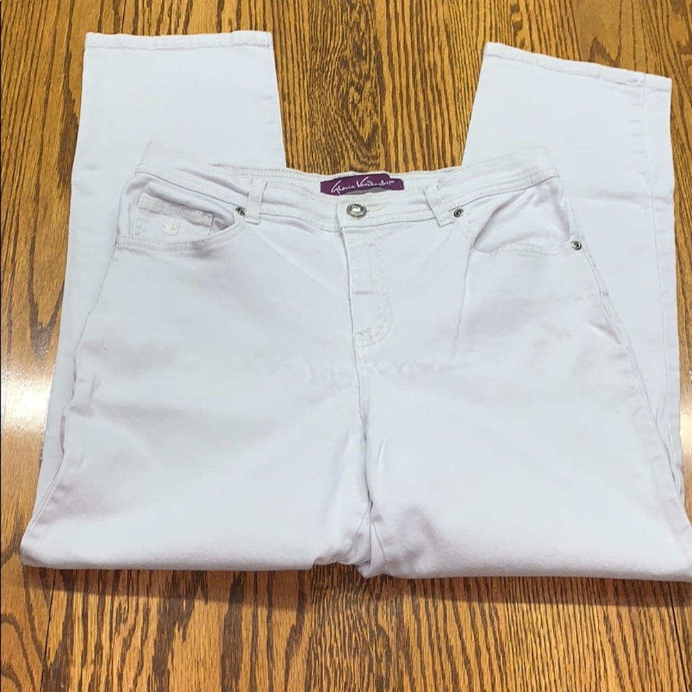 GLORIA VANDERBILT PANTS SZ 10 grey
